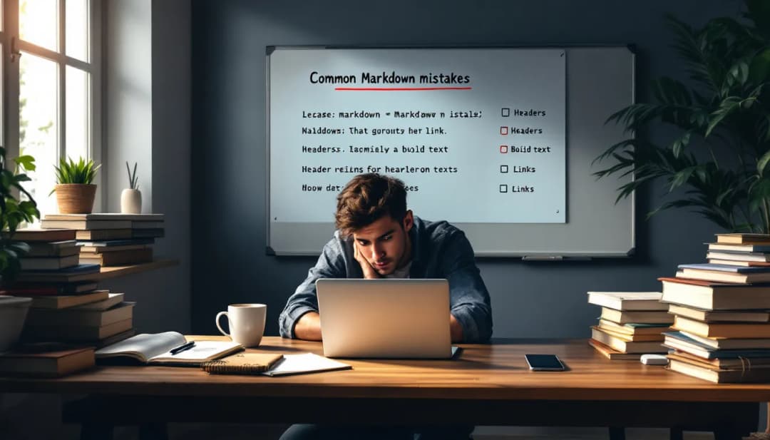 常见 Markdown 错误及避坑指南
