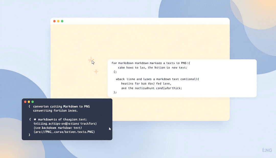 如何将 Markdown 文本转换为 PNG 图像